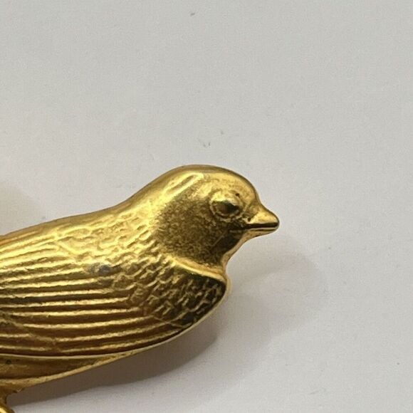 Metropolitan Museum Menet Bird Sun God Egyptian King Tut Pin  24k Gold Over MMA - Picture 2 of 6